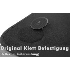 Fußmatten für Mini R50 R53 (2001-2006) Velours Matten Set Schwarz 4-teilig Automatten Original Qualität