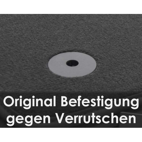 SCHÖNEK Veloursmatten Textilmatten Fußmatten Automatten VW Taigo (CS1)  4-teilig