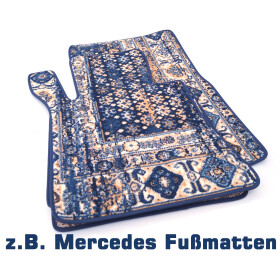 Fußmatten Orientalisch Autoteppich Perser Teppich 4-teilig Passgenau Automatten inkl. Original Befestigung