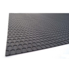 Gummimatte Universal Rechteckig 160 x 110cm Zuschneidbar Gummi Kofferraummatte Vorleger Matte Kofferraumwanne Schutzmatte